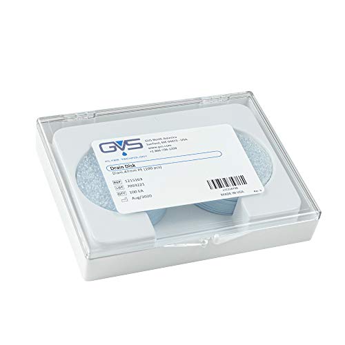 GVS Filter Technology, Filter Drainagescheibe, 47mm, 100/pk von GVS