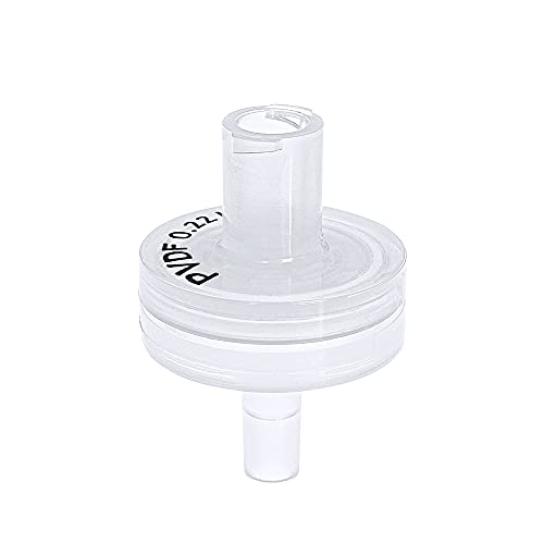 GVS Filter Technology, Syringe Filter, ABLUO, 13mm, PVDF Membrane, 0.22µm, PP Housing, 10/pk von GVS