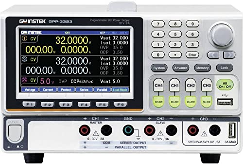 GW Instek GPP-3323 Labornetzgerät, einstellbar 0-32V 0-3A RS-232, USB programmierbar Anzahl Aus von GW Instek