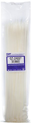 GW Kabelbinder-Technik, Kabelbinder 391 x 4,8 mm, natur, 100 Stück, GT-390STC von GW Kabelbinder-Technik