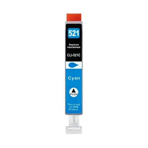 1 XXL Druckerpatrone kompatibel zu CLI-521 C Cyan für Canon PIXMA IP3600 IP4600 IP4600x IP4700 MP540 MP540x MP550 MP560 MP620 MP620B MP630 MP640 MP980 MP990 MX860 MX870 1 XXL Druckerpatrone kompatibel zu CLI-521 C Cyan für Canon PIXMA IP3600 IP4600 IP4600x IP4700 MP540 MP540x MP550 MP560 MP620 MP620B MP630 MP640 MP980 MP990 MX860 MX870 von GWA-Handel
