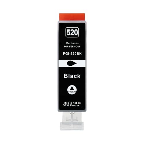 1 XXL Druckerpatrone kompatibel zu PGI-520 BK Schwarz für Canon PIXMA IP3600 IP4600 IP4600x IP4700 MP540 MP540x MP550 MP560 MP620 MP620B MP630 MP640 MP980 MP990 MX860 MX870 von GWA-Handel