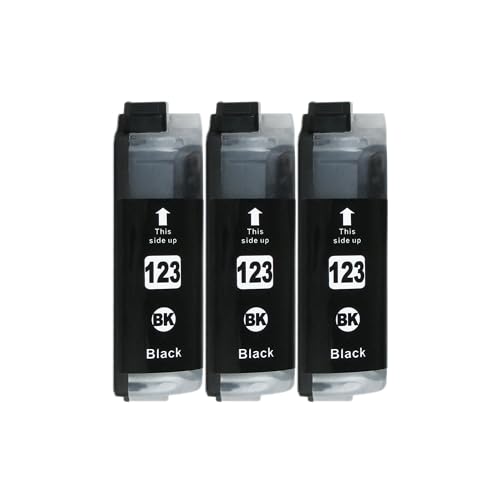 3 XL Druckerpatronen kompatibel zu LC-123 BK Schwarz für Brother MFC-J470DW MFC-J870DW MFC-J4410DW MFC-J6720DW MFC-J6920DW DCP-J132W DCP-J152W DCP-J172W DCP-J552DW DCP-J752DW DCP-J4110DW 3 XL Druckerpatronen kompatibel zu LC-123 BK Schwarz für Brother MFC-J470DW MFC-J870DW MFC-J4410DW MFC-J6720DW MFC-J6920DW DCP-J132W DCP-J152W DCP-J172W DCP-J552DW DCP-J752DW DCP-J4110DW von GWA-Handel