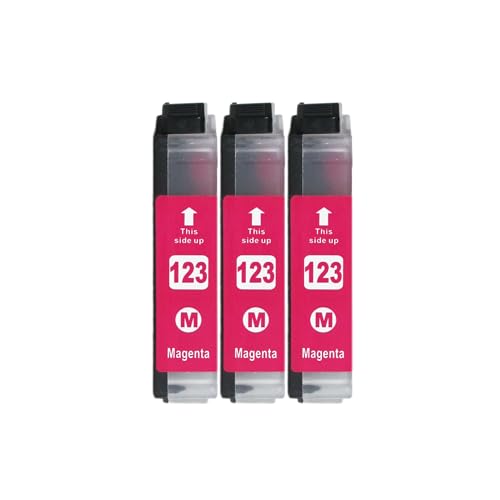 3 XL Druckerpatronen kompatibel zu LC-123 M Magenta für Brother MFC-J470DW MFC-J870DW MFC-J4410DW MFC-J6720DW MFC-J6920DW DCP-J132W DCP-J152W DCP-J172W DCP-J552DW DCP-J752DW DCP-J4110DW von GWA-Handel