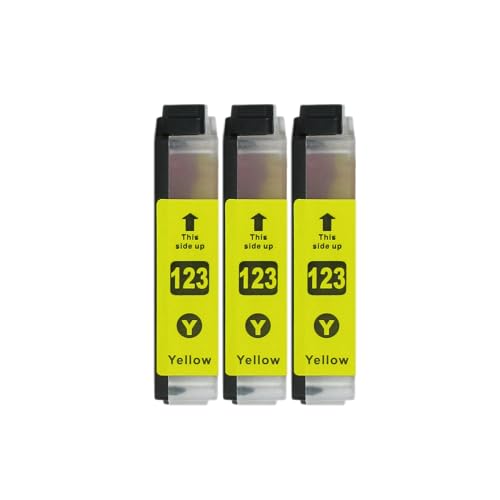 3 XL Druckerpatronen kompatibel zu LC-123 Y Gelb für Brother MFC-J470DW MFC-J870DW MFC-J4410DW MFC-J6720DW MFC-J6920DW DCP-J132W DCP-J152W DCP-J172W DCP-J552DW DCP-J752DW DCP-J4110DW von GWA-Handel