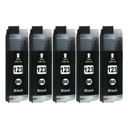 5 XL Druckerpatronen kompatibel zu LC-123 BK Schwarz für Brother MFC-J470DW MFC-J870DW MFC-J4410DW MFC-J6720DW MFC-J6920DW DCP-J132W DCP-J152W DCP-J172W DCP-J552DW DCP-J752DW DCP-J4110DW 5 XL Druckerpatronen kompatibel zu LC-123 BK Schwarz für Brother MFC-J470DW MFC-J870DW MFC-J4410DW MFC-J6720DW MFC-J6920DW DCP-J132W DCP-J152W DCP-J172W DCP-J552DW DCP-J752DW DCP-J4110DW von GWA-Handel