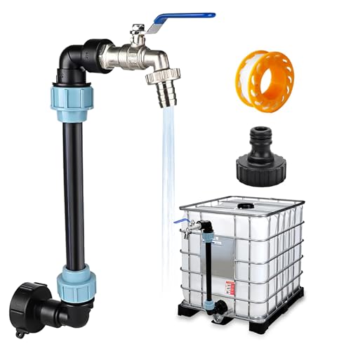 IBC Tank Zubehör Auslaufhahn 3/4 Zoll: S60x6 IBC Schwanenhals Messing IBC Wasserhahn für 1000l Wassertank Zubehör Regenwassertank Wasserfaß Regenfass IBC-Container IBC Tank Zubehör Auslaufhahn 3/4 Zoll: S60x6 IBC Schwanenhals Messing IBC Wasserhahn für 1000l Wassertank Zubehör Regenwassertank Wasserfaß Regenfass IBC-Container von GWAEPU