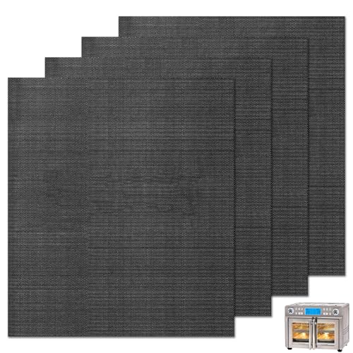 GWBSXM Ofeneinlagen für den Boden des Ofens, 35,1 x 30,5 cm, wiederverwendbar, antihaftbeschichtet, hitzebeständig, Zubehörmatte für Emeril Lagasse Dual Zone 360 Air Fryer Ofen, 25 QT, extra groß und von GWBSXM