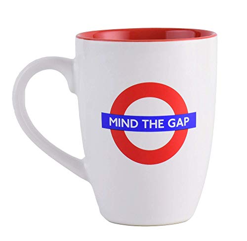 Lizenzierte TFL Mind The Gap Latte-Tasse von GWCC