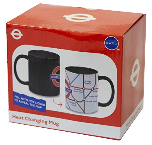 GWCC Offizielle TFL-Tasse mit wärmewechselnder Londoner U-Bahn-Tasse von GWCC