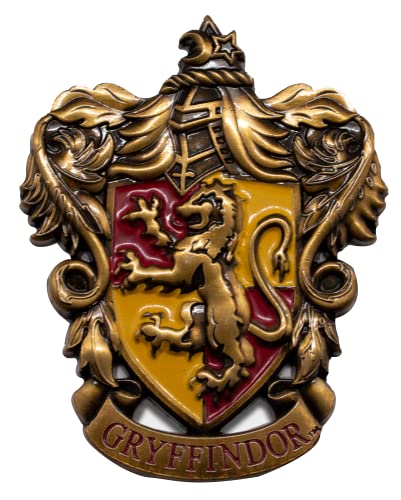 Lizenzierter Harry Potter Gryffindor Kühlschrankmagnet aus Metall mit 3D für Schließfächer, Metalloberflächen von GWCC