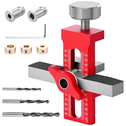2-in-1 Schranktür Montagehilfe Aluminiumlegierung Einstellbarer Schranktür Installation Positioner 110x103mm mit Doppelreihiger Skala Installationspositionierer für Schranktüren (Stil 3) von GWCYMYD