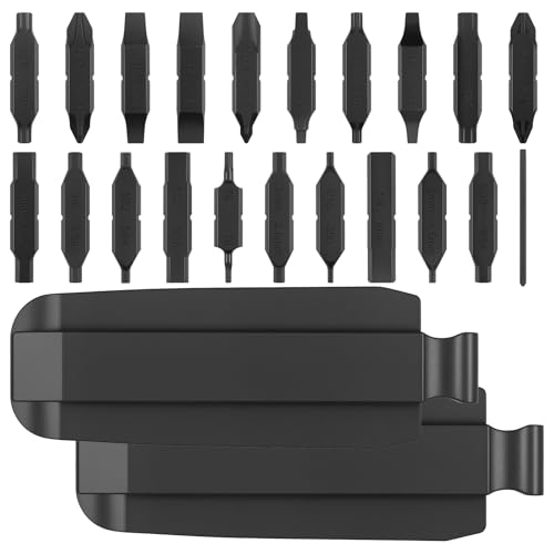 21 Stück Bit Kit Edelstahl Doppelseitiges Bit-Set Magnetisches Design Ersatz-Schraubendreher-Bits für Multifunktionswerkzeuge und Messer mit Bithalter 21 Stück Bit Kit Edelstahl Doppelseitiges Bit-Set Magnetisches Design Ersatz-Schraubendreher-Bits für Multifunktionswerkzeuge und Messer mit Bithalter von GWCYMYD