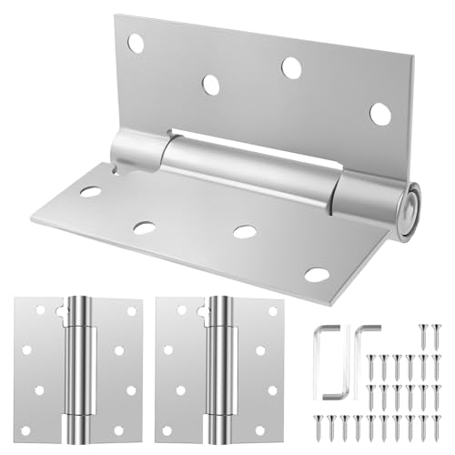 3 Stück Selbstöffnende Federscharniere 10x8,9 X3cm Edelstahl Scharnier Einstellbare Spannung Feder Türscharniere für Garagentore Badezimmertüren Gartentüren Fenster 3 Stück Selbstöffnende Federscharniere 10x8,9 X3cm Edelstahl Scharnier Einstellbare Spannung Feder Türscharniere für Garagentore Badezimmertüren Gartentüren Fenster von GWCYMYD