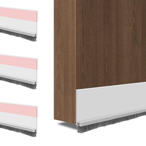 4 Stück Zugluftstopper 100×5cm Bodenabdichtung mit Bürste Leise Staubdicht Türbürstendichtung Selbstklebend Türdichtung Türbürste Abdeckleisten für Schlafzimmer Küchen 4 Stück Zugluftstopper 100×5cm Bodenabdichtung mit Bürste Leise Staubdicht Türbürstendichtung Selbstklebend Türdichtung Türbürste Abdeckleisten für Schlafzimmer Küchen von GWCYMYD