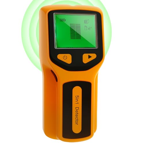5 in 1 Leitungssucher Ortungsgerät Leitungssuchgerät mit LCD-Display und Akustischem Alarm Multifunktional Leitungsfinder Stromleitungsfinder für Holz Metall Kabel 5 in 1 Leitungssucher Ortungsgerät Leitungssuchgerät mit LCD-Display und Akustischem Alarm Multifunktional Leitungsfinder Stromleitungsfinder für Holz Metall Kabel von GWCYMYD