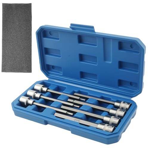 7 Stück Innensechskant Nuss Satz 3/8 Zoll Sechskant Steckschlüssel Set Lang H3 H4 H5 H6 H7 H8 H10 Sechskant Steckschlüsselsatz für Professionelle Reparaturtechniker Heimwerker 7 Stück Innensechskant Nuss Satz 3/8 Zoll Sechskant Steckschlüssel Set Lang H3 H4 H5 H6 H7 H8 H10 Sechskant Steckschlüsselsatz für Professionelle Reparaturtechniker Heimwerker von GWCYMYD