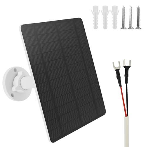 GWCYMYD 6W Solarpanel für Überwachungskamera Aussen 5V IP66 Wasserdichte Solarpanel-Ladegerät mit Verstellbare Halterung Langes Ladekabel Solarmodul für Kamera Türklingel GWCYMYD 6W Solarpanel für Überwachungskamera Aussen 5V IP66 Wasserdichte Solarpanel-Ladegerät mit Verstellbare Halterung Langes Ladekabel Solarmodul für Kamera Türklingel von GWCYMYD