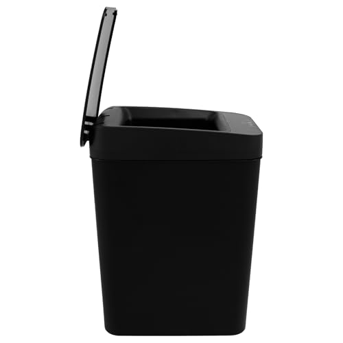 GWCYMYD Sensor Mülleimer 12L PP Abfalleimer Küche mit Deckel Infrarotsensor Berührungsloser Mülleimer Badezimmer Mülleimer Küchenabfalleimer für Küchen Wohnzimmer Schlafzimmer Büros (Schwarz) GWCYMYD Sensor Mülleimer 12L PP Abfalleimer Küche mit Deckel Infrarotsensor Berührungsloser Mülleimer Badezimmer Mülleimer Küchenabfalleimer für Küchen Wohnzimmer Schlafzimmer Büros (Schwarz) von GWCYMYD