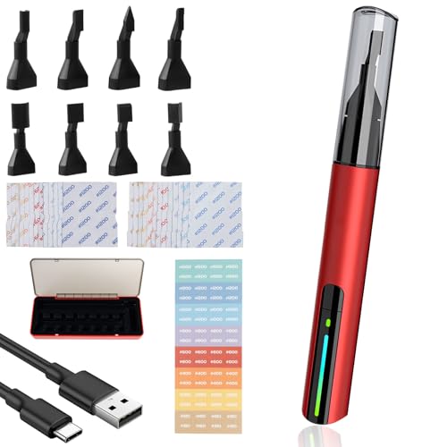 Säbelschleifer mit 8 Arten Schleifköpfe 26 Sorten Selbstklebendes Schleifpapier 10 Funktionsanzeigen Schnurloser Stiftschleifer 3 Gang Elektrischer Schleifstift für Kleine Schleifarbeiten Säbelschleifer mit 8 Arten Schleifköpfe 26 Sorten Selbstklebendes Schleifpapier 10 Funktionsanzeigen Schnurloser Stiftschleifer 3 Gang Elektrischer Schleifstift für Kleine Schleifarbeiten von GWCYMYD