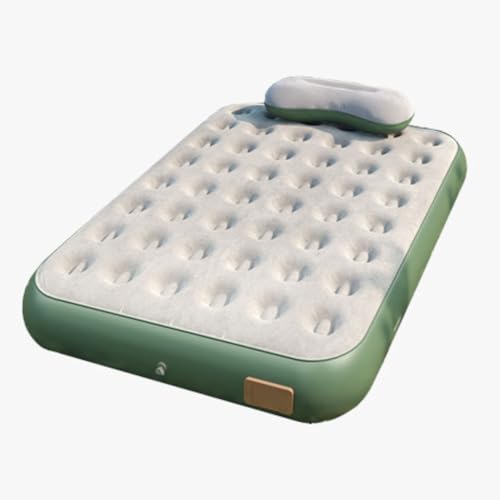 GWFBLID Airbed Luftmatratze selbstaufblasend mit beflockter Oberfläche Luftbett Selbstaufblasend mit eingebauter Elektropumpe Aufblasbare Matratze mit Kissen für Camping oder Heimgebrauch GWFBLID Airbed Luftmatratze selbstaufblasend mit beflockter Oberfläche Luftbett Selbstaufblasend mit eingebauter Elektropumpe Aufblasbare Matratze mit Kissen für Camping oder Heimgebrauch von GWFBLID