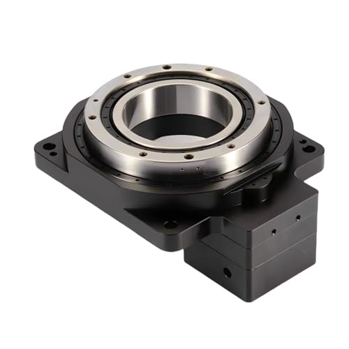 Hohle Drehplattform Schritt-Servo-Getriebe Kleine Indexscheibe Elektrischer Indexscheiben-Drehtisch(GM200-10 1) von GWGQTELENC