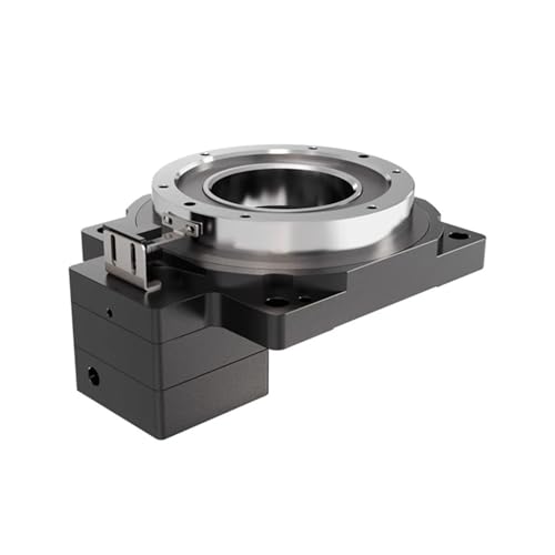 TH85-57 Plattenspieler Hohl Drehantrieb Hohl Rotierenden Plattform Getriebe Verhältnis 5:1 10:1 for 57mm Nema23 Schrittmotor(Input 6.35mm,5:1) von GWGQTELENC