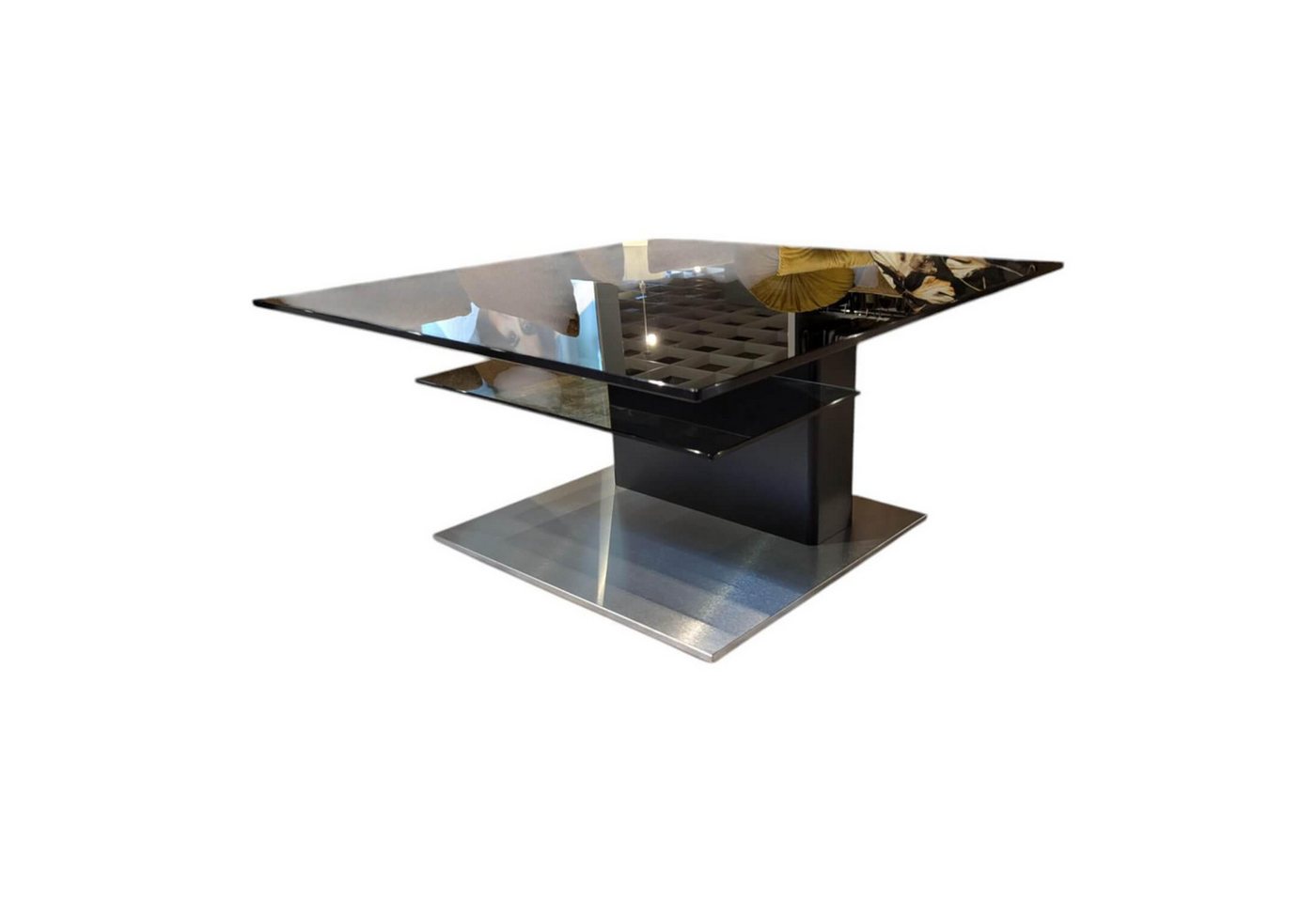 GWINNER Couchtisch Couchtisch CT409-85 Tischplatte Glas Schwarz Säule Lack GWINNER Couchtisch Couchtisch CT409-85 Tischplatte Glas Schwarz Säule Lack von GWINNER