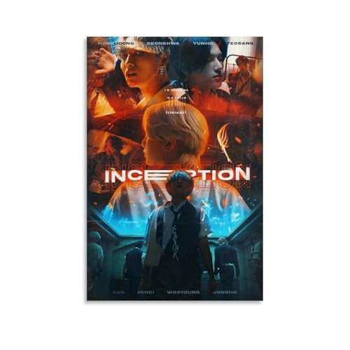 GWJXYWZP ATEEZ Musikalben von beliebten Künstlern, Leinwandposter, Wandkunst, dekoratives Gemälde, Schlafzimmer, Gemälde, Poster, 40 x 60 cm, ungerahmter Stil GWJXYWZP ATEEZ Musikalben von beliebten Künstlern, Leinwandposter, Wandkunst, dekoratives Gemälde, Schlafzimmer, Gemälde, Poster, 40 x 60 cm, ungerahmter Stil von GWJXYWZP