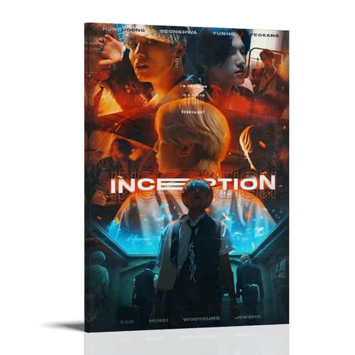 GWJXYWZP ATEEZ Musikalben von beliebten Künstlern, Leinwandposter, Wandkunst, dekoratives Gemälde, Schlafzimmer, Gemälde, Poster, 60 x 90 cm, Rahmenstil GWJXYWZP ATEEZ Musikalben von beliebten Künstlern, Leinwandposter, Wandkunst, dekoratives Gemälde, Schlafzimmer, Gemälde, Poster, 60 x 90 cm, Rahmenstil von GWJXYWZP