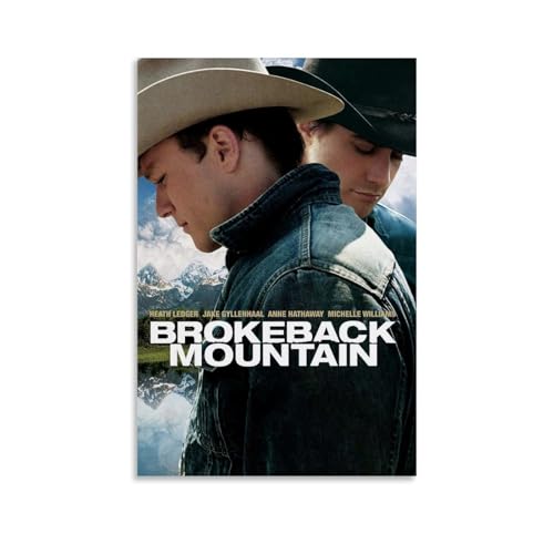 GWJXYWZP Brokeback Mountain Klassische Filme und TV-Serien, Leinwand-Poster, Wandkunst, dekoratives Gemälde, Schlafzimmer, 20 x 30 cm, ungerahmter Stil GWJXYWZP Brokeback Mountain Klassische Filme und TV-Serien, Leinwand-Poster, Wandkunst, dekoratives Gemälde, Schlafzimmer, 20 x 30 cm, ungerahmter Stil von GWJXYWZP
