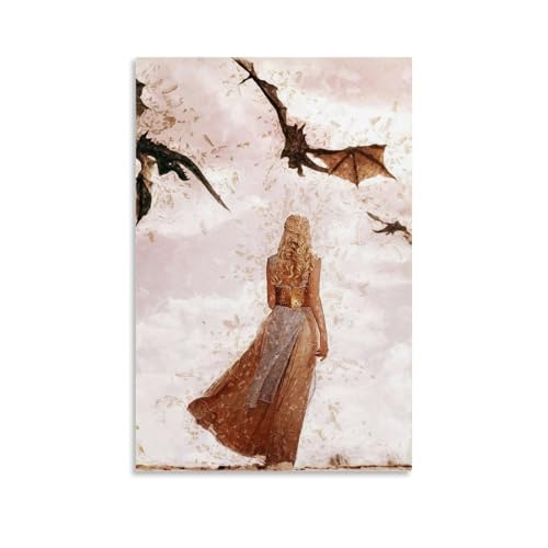 GWJXYWZP Game of Thrones Film- und TV-Serie, Leinwand-Poster, Wandkunst, dekoratives Gemälde, Schlafzimmer, 30 x 45 cm, ungerahmter Stil von GWJXYWZP