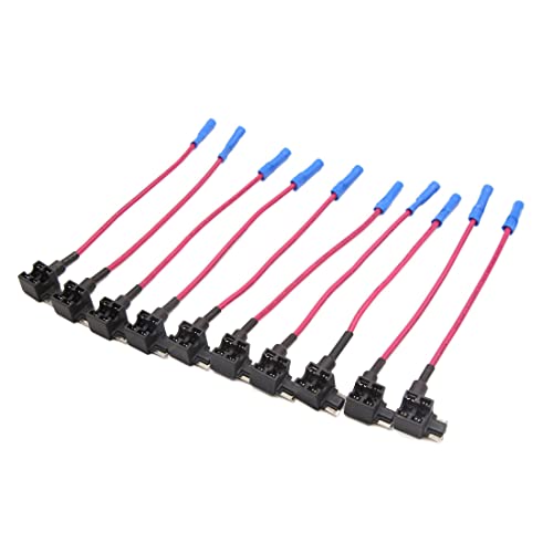 GWLQBJLHH 10 Stück Mini Add-A-Circuit Blade Design ATM Tap Low Sicherungshalter for Auto Fahrzeug GWLQBJLHH 10 Stück Mini Add-A-Circuit Blade Design ATM Tap Low Sicherungshalter for Auto Fahrzeug von GWLQBJLHH