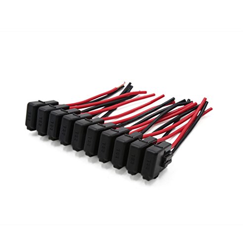 GWLQBJLHH 10 Stück Schwarzer Kunststoff in Line Blade Typ Sicherungshalter Container Draht führt for Auto GWLQBJLHH 10 Stück Schwarzer Kunststoff in Line Blade Typ Sicherungshalter Container Draht führt for Auto von GWLQBJLHH