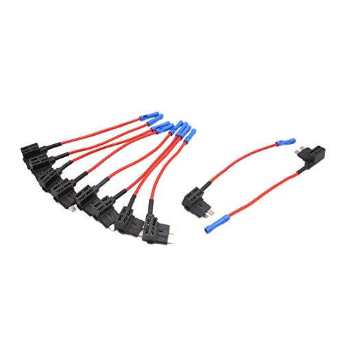 GWLQBJLHH 10 Stück schwarz rot blau Mini Add-A-Circuit Blade Style ATM Tap Low Auto Sicherungshalter GWLQBJLHH 10 Stück schwarz rot blau Mini Add-A-Circuit Blade Style ATM Tap Low Auto Sicherungshalter von GWLQBJLHH