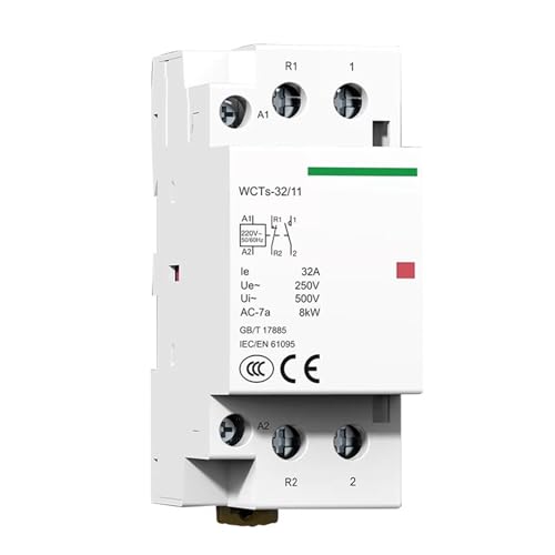 GWLQBJLHH Haushaltsschütz WCTs16A2NOAC230V AC-Modul-Steuerschalter Kleiner elektromagnetischer(WCTs 32A 2NO) von GWLQBJLHH