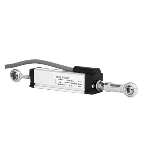 GWLQBJLHH KPM300mm Miniaturfeder Selbstrückstellender Verschiebungssensor Quadratische Spurstange Elektronisches Lineal(125mm) von GWLQBJLHH