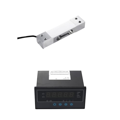GWLQBJLHH Wägezellensensor mit Anzeigeanzeige Spannungssensor Zugdrucksensor Gewichtssensor Wägezelle 6KG 10KG 20KG 40KG 80KG(10KG and Indicator) von GWLQBJLHH