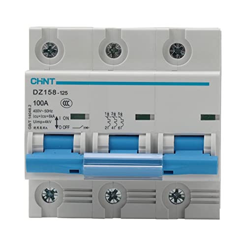 Hochstrom-Schienentyp-Luftschalter offen DZ158-125 1P 2P 3P 4P 80A 100A(DZ158-125H 2P 125A R) von GWLQBJLHH