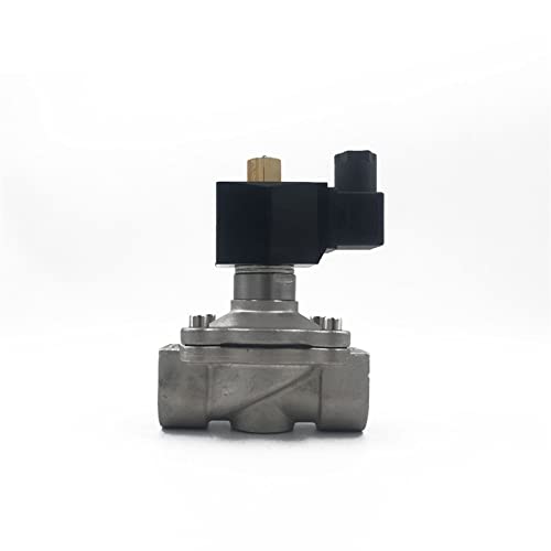 Normalerweise geöffnetes N/O-Elektromagnetventil DN8 DN15 DN20 DN25 Edelstahl for Wasseröl 12 V 24 V 220 V(Dc12v,DN20) von GWLQBJLHH