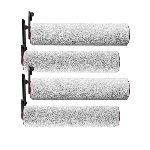 2 Paar Hauptbürsten-Rollenbürsten, Kompatibel Mit Dreame H30 Pro Plus Mix, Zubehör For Bodenschrubber-Staubsauger. von GWSBBRATM