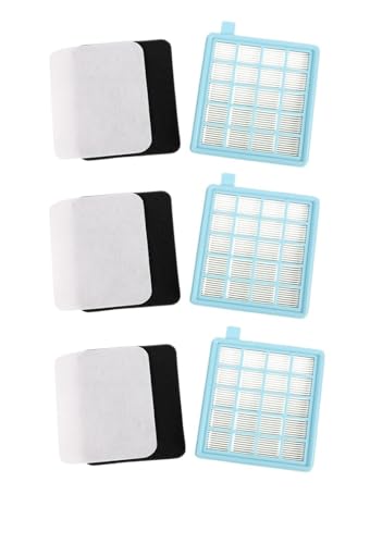Filterset FC8058/01, Kompatibel For Philips Power Pro, Active Und Compact Staubsauger FC8470 FC8473 FC8630 FC9520, Ersatzteilzubehör.(3 sets) von GWSBBRATM
