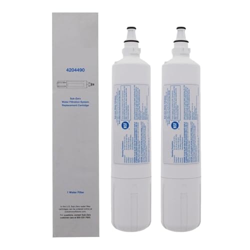 Kompatibel Mit Sub-Zero 4204490, Kühlschrank-Wasserfilter For 4290510 F1000. Passend For Einbau-, PRO48- Und Integrierte Kühlschränke.(2pcs) von GWSBBRATM