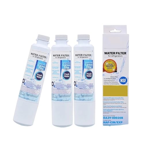 Kühlschrank-Wasserfilter, Ersatz-Kohlewasserfilter, Kompatibel Mit Samsung, Süßwasser DA29-00020B, 3-teiliges Set. Kühlschrank-Wasserfilter, Ersatz-Kohlewasserfilter, Kompatibel Mit Samsung, Süßwasser DA29-00020B, 3-teiliges Set. von GWSBBRATM