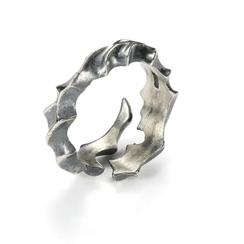 GWSGSFAS Retro Zweig Rebenmuster Ring Herren Schmuck Neuankömmling 925 Silber Offen Kreative Zeigefinger Zubehör-Silber GWSGSFAS Retro Zweig Rebenmuster Ring Herren Schmuck Neuankömmling 925 Silber Offen Kreative Zeigefinger Zubehör-Silber von GWSGSFAS