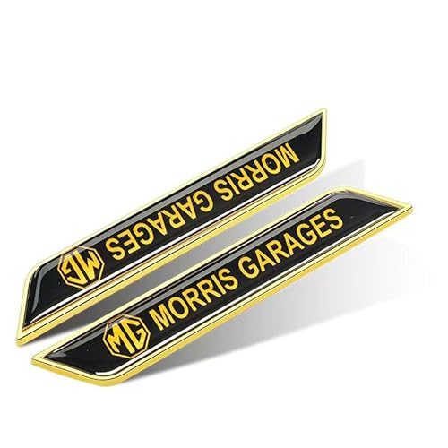 Auto Emblem für MG TF,Auto Front Motorhaube Kofferraum Grille Aufkleber Logo Abzeichen Badge Abziehbilder 3D Metall Auto Ersatz Tuning Zubehör,A von GWWXM