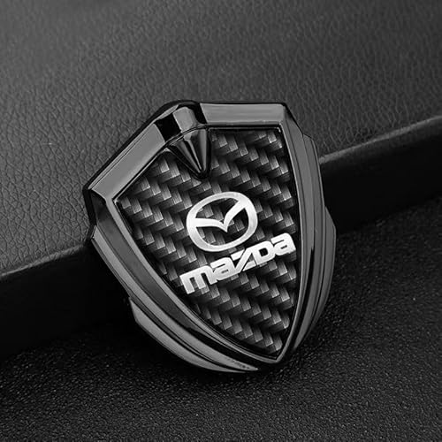 Auto Emblem für Mazda MX-5 ND,Auto Front Motorhaube Kofferraum Grille Aufkleber Logo Abzeichen Badge Abziehbilder 3D Metall Auto Ersatz Tuning Zubehör,B von GWWXM