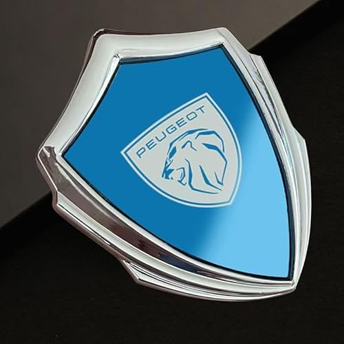 Auto Emblem für Peugeot 308 SW,Auto Front Motorhaube Kofferraum Grille Aufkleber Logo Abzeichen Badge Abziehbilder 3D Metall Auto Ersatz Tuning Zubehör,A von GWWXM