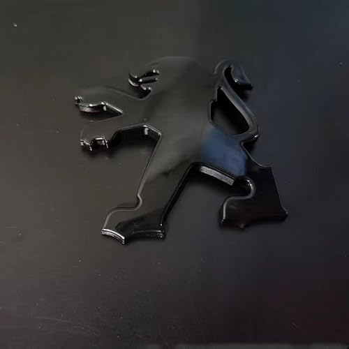 GWWXM Auto Emblem Aufkleber für Peugeot 2008 206 207 CC SW,Logo Abzeichen Badge Abziehbilder Front Rear Side Karosserie Kofferraum Motorhaube Auto Styling Dekoration Ersatz Tuning Zubehör von GWWXM