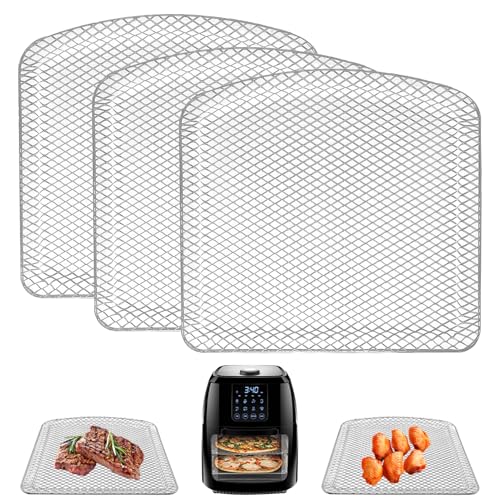GWY Air Fryer Dehydrator Rack 3 PCS for Chefman 6.3QT 4-in-1 Digital Air Fryer Oven 9.53''× 9.53''× 0.59'' Steel Air Fryer Plate Replacement Parts Wire Rack GWY Air Fryer Dehydrator Rack 3 PCS for Chefman 6.3QT 4-in-1 Digital Air Fryer Oven 9.53''× 9.53''× 0.59'' Steel Air Fryer Plate Replacement Parts Wire Rack von GWY